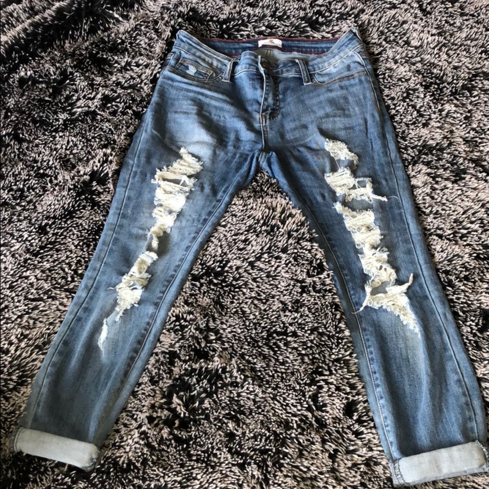 🌈Distressed Jeans